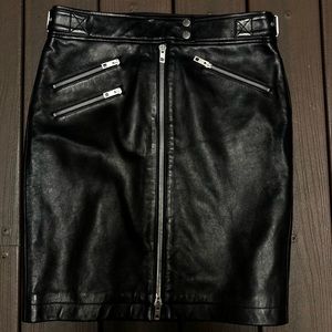 Rag and Bone - Griffin Leather Skirt - NWT